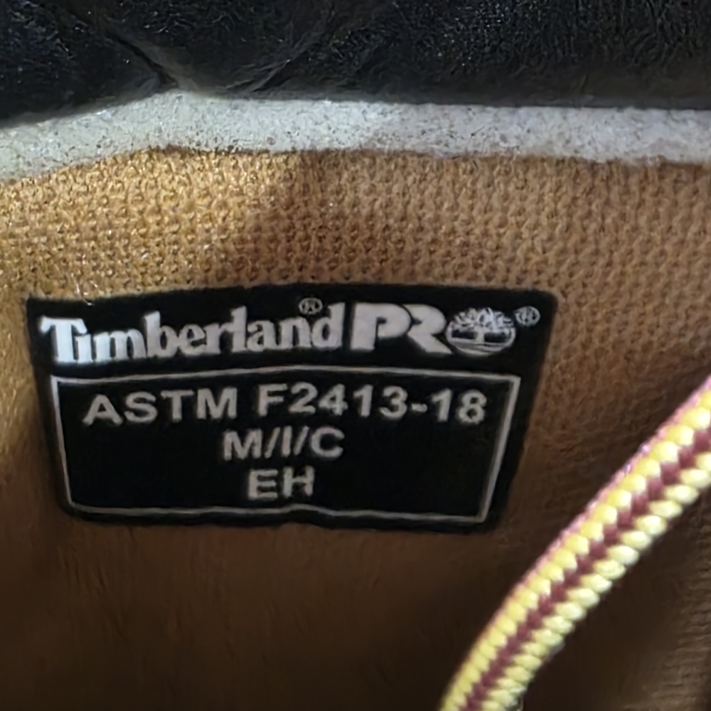 Timberland PRO Direct Attach Nubuck Steel Toe Waterproof Work Boots ASTM EH. 9W - Picture 12 of 14